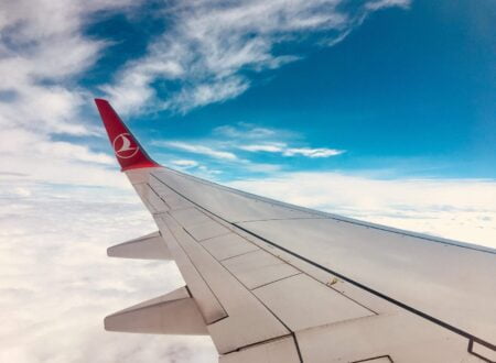 White Airplane Winglet